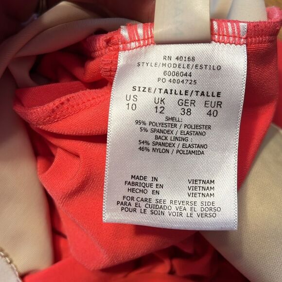 Magicsuit Pink Asymmetrical Ruched Swim Tank - Picture 3 of 7